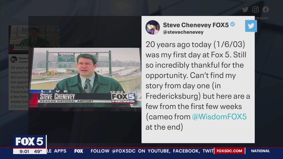 Good Day DC crew celebrates Steve Chenevey's 20 years at FOX 5